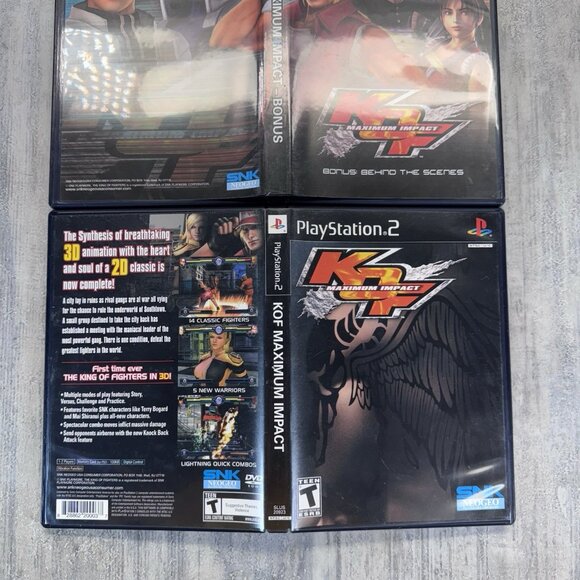 King of Fighters: Maximum Impact Double Pack (PlayStation 2, 2004) PS2 CIB - Picture 5 of 12